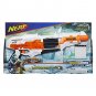 Longarm Nerf Doomlands Toy Blaster with Flip-Open Drum and 5 Official Nerf Doomlands Elite Darts