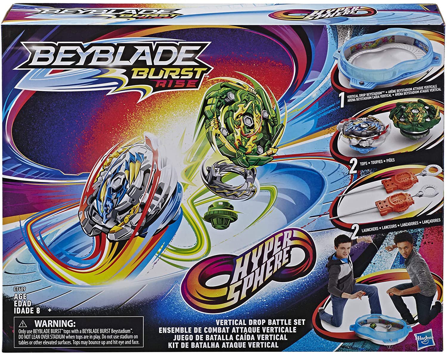 beyblade burst rise hypersphere extreme challenger battle set amazon