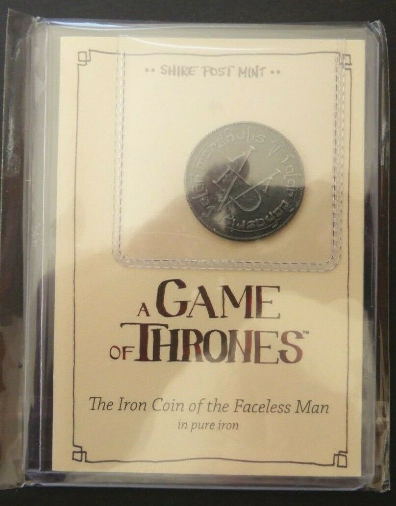 Game Of Thrones Faceless Man Collectible Replica Coin Game Of Thrones Iron  Coin - Faceless Man Coin Collectible Zinc Alloy 1.5 Inch GOT Memorabilia Game  Of Thrones Costume