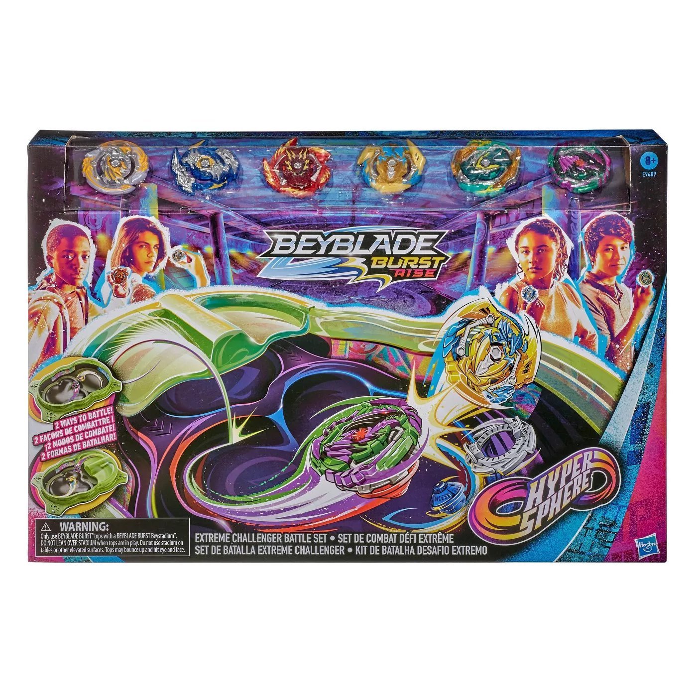 beyblade burst rise hypersphere extreme challenger battle set amazon