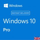 Microsoft Windows 10 Pro Professional 32/64bit Genuine License Key Product Code