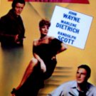 The Spoilers (VHS, 1993) John Wayne, Marlene Dietrich, Randolph Scott