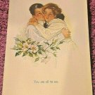 You Are All To Me by John Neury,Geneva (1920's/30's) - Unposted - FREE POSTAGE**