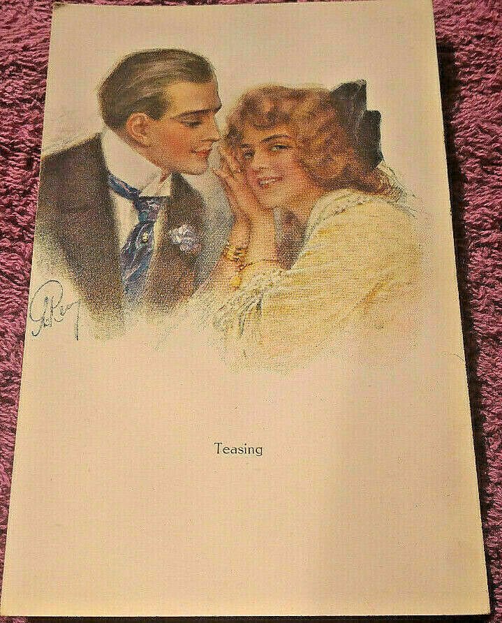 Teasing by John Neury,Geneva (1920's/30's)&Acirc;&nbsp;- Unposted -&Acirc;&nbsp;FREE POSTAGE**