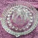 Small Molded Glass Lemon Juicer - 1960/70's - FREE POSTAGE**