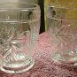 Pair Of Small Drinking Glasses - Molded Glass  -  1960's - FREE POSTAGE**