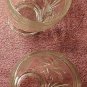 Pair Of Small Drinking Glasses - Molded Glass  -  1960's - FREE POSTAGE**