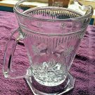 Molded Glass Lemonade Jug - 1950/60's - FREE POSTAGE**