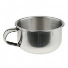 Metal Shaving Mug / Cup - Stainless Steel