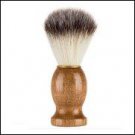Nylon Shaving Brush with Wood Handle - Imitation Badger Hair