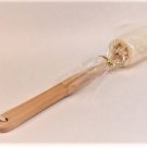 Natural Loofah Back Brush with Long Wood Handle