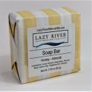 Natural Hand Size Soap Bars - 2 oz - Honey-Almond (2 Bar Pack)