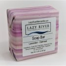 Natural Hand Size Soap Bars - 2 oz - Lavender Oatmeal (2 Bar Pack)
