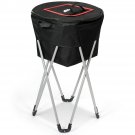 Portable Insulated Tub Party Picnic Cooler with Folding Stand