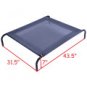 Large Indoor Outdoor Camping Steel Frame Elevated Pet Cot Mat