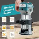 Palm Router Electric Trimmer Kit Variable Speed Woodwork Tool w/3 Base