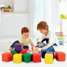 Home Kids Toy 12 Piece 5.5" Soft Foam Building Blocks