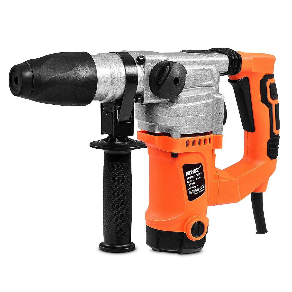 1000W Electric Rotary Hammer Drill with Chisel Kit