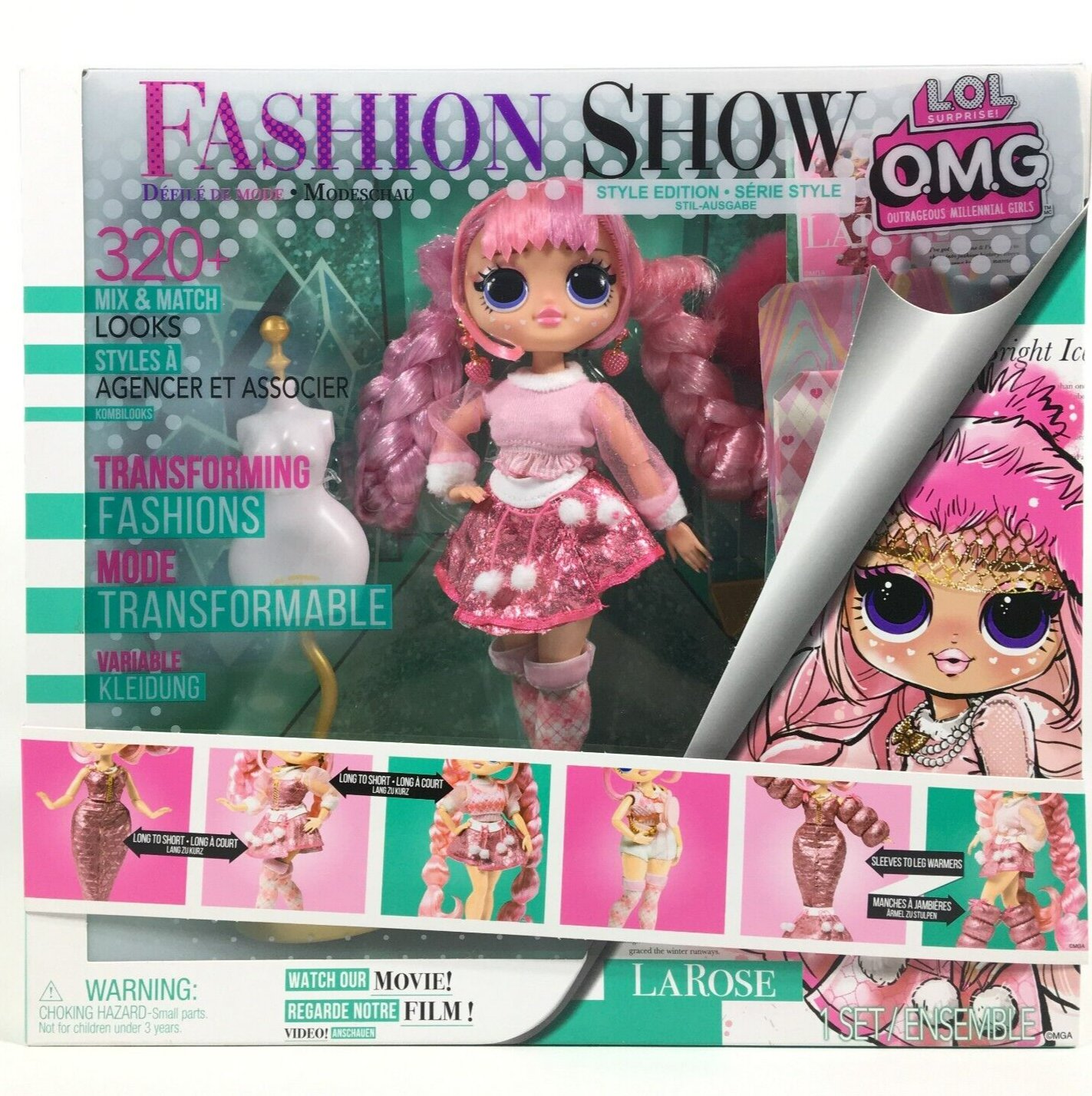 Lol Surprise Omg Fashion Show Style Edition Larose Doll 0449