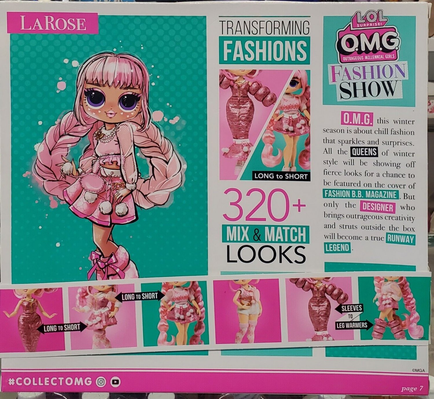 Lol Surprise Omg Fashion Show Style Edition Larose Doll 4569