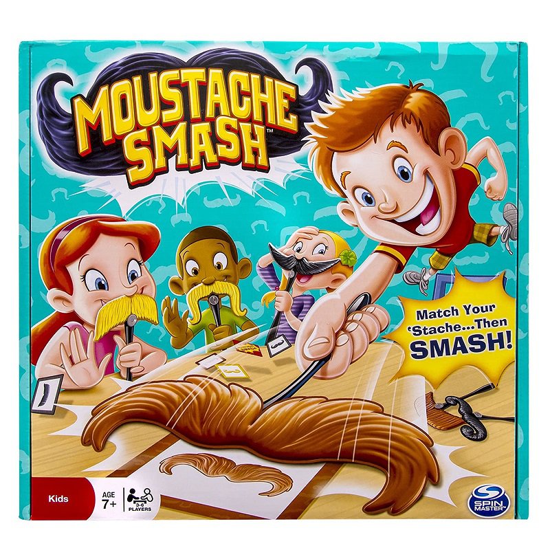 Spin Master Moustache Smash Board Game