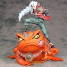 Anime Naruto Jiraiya and Frog Gama Senin Jiraiya and Toad Statue Figure