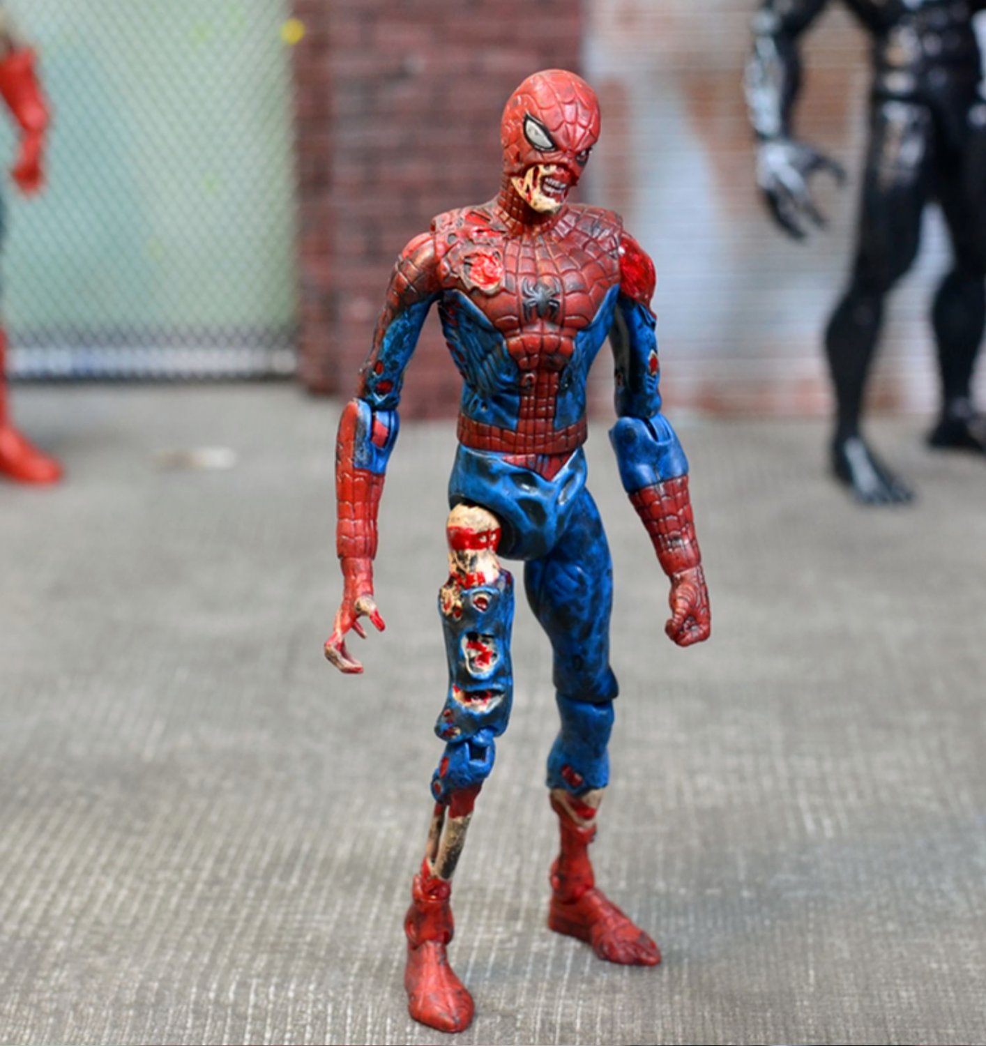 Marvel Diamond Select Legends 8" Zombie Spider-man Action Figure