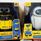 Disney Pixar Wall-e Thinkway Toys Transforming Wall-e And Eve Robot pair