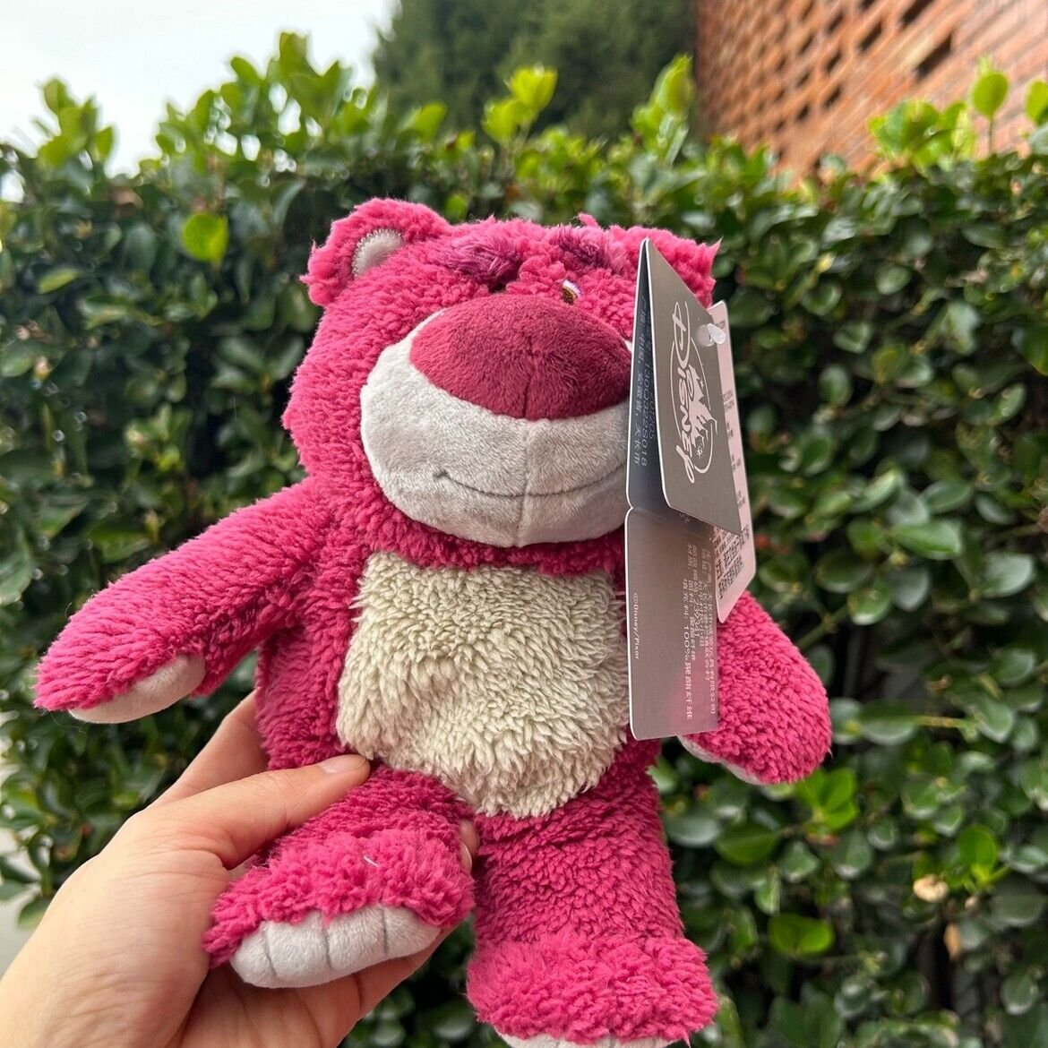 Disney Store Lotso Huggin Bear 8"  Plush Toy Story 3 Stuffed animal