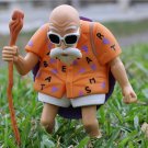 Anime Dragon Ball Z Master Roshi Orange Hawaiian shirt 25cm vinyl Toy