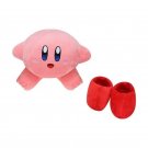 Kirby Star Allies Barefoot Big Feet Kirby Plush Doll Stuffed Toy 6 inch w/shoes