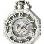 Antique Mechanical Hand Winding Steampunk Hollow Skeleton Pocket Watch