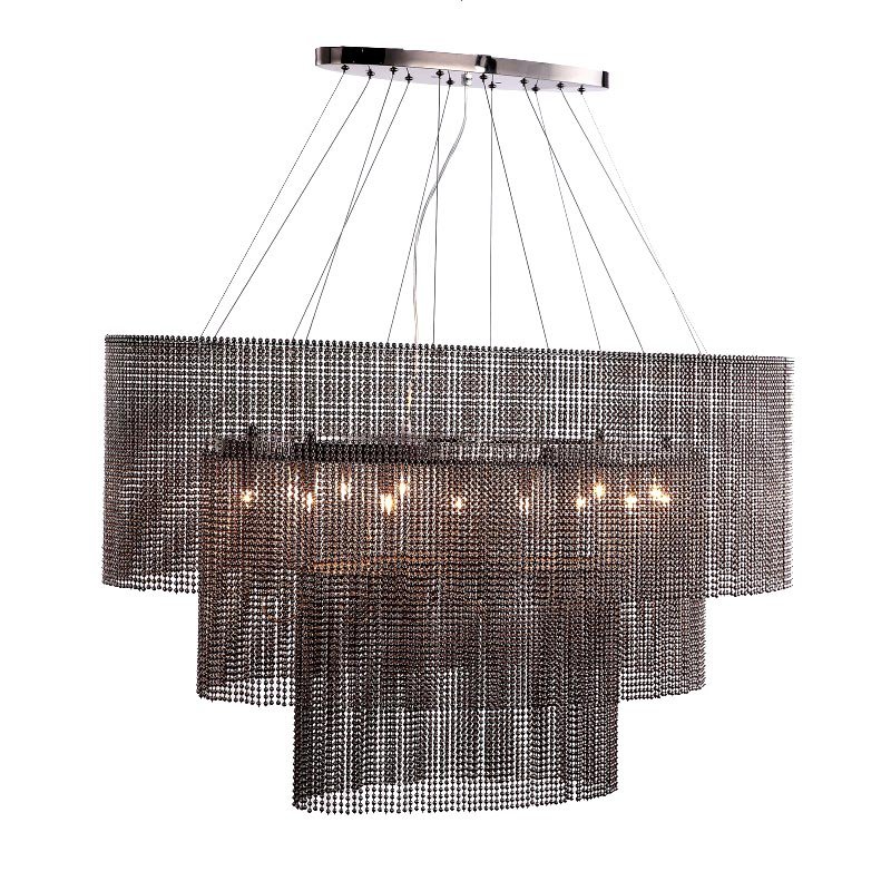 SLS6590 ELLIPTICAL CHAIN CHANDELIER