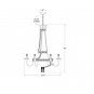SLS8545 LYON FLARED CHANDELIER
