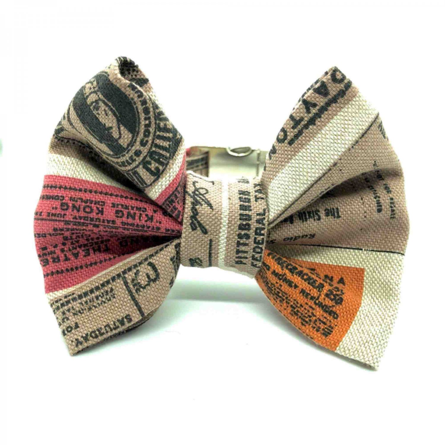 Vintage Style Bow Tie Collar