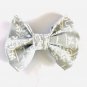 Light grey bow tie collar