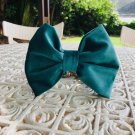 Green Velvet Bow Tie Collar
