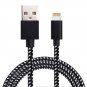 Hupoot USB Charger Cable 6ft Lightning Cable Nylon Braided Fast iPhone Charging Cords