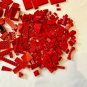 Lego 1 pound 12 oz Red Bulk Bricks Mixed Lot Parts
