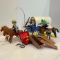 Playmobil 3785 Confederate Covered Pay Wagon Complete
