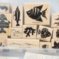 Stampin Up Lot 70 plus New & Lightly Used Stamp Sets Wheel Holidays