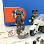Playmobil 5891 P9lice carry case play set Motorcycle Policeman and robber