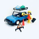 Playmobil 3210v1 Blue Car Complete Vintage
