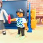 Playmobil 5662 Take Along School Lot Nearly Complete