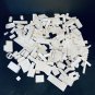 Lego 1 pound 7 oz White Bulk Bricks Mixed Lot Parts