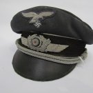 Original WW2 Third Reich era German Luftwaffe officer's peaked visor cap