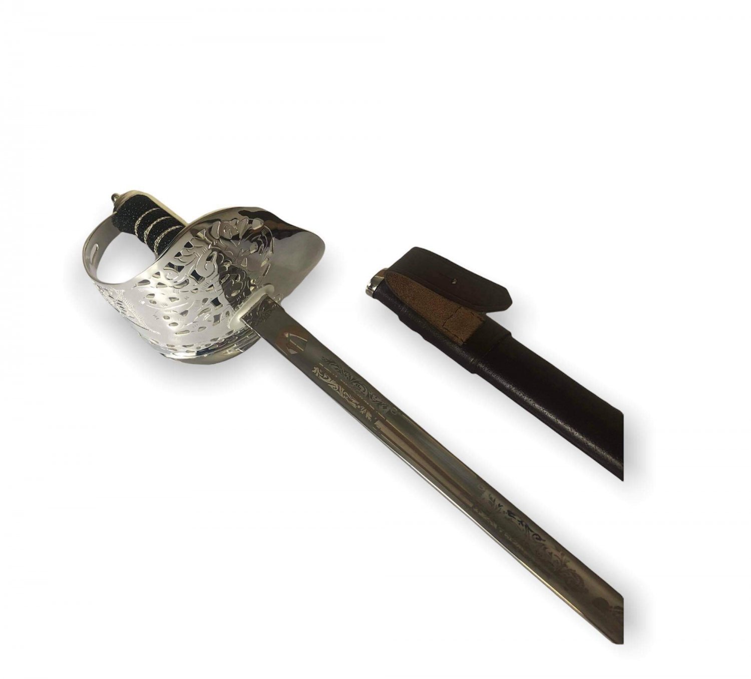 Elizabeth II British Army Infantry Officers Ceremonial Sword & Parade Scabbard