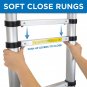 Work-It! Extension Ladder 10.5 Ft with Soft Close Spring Function