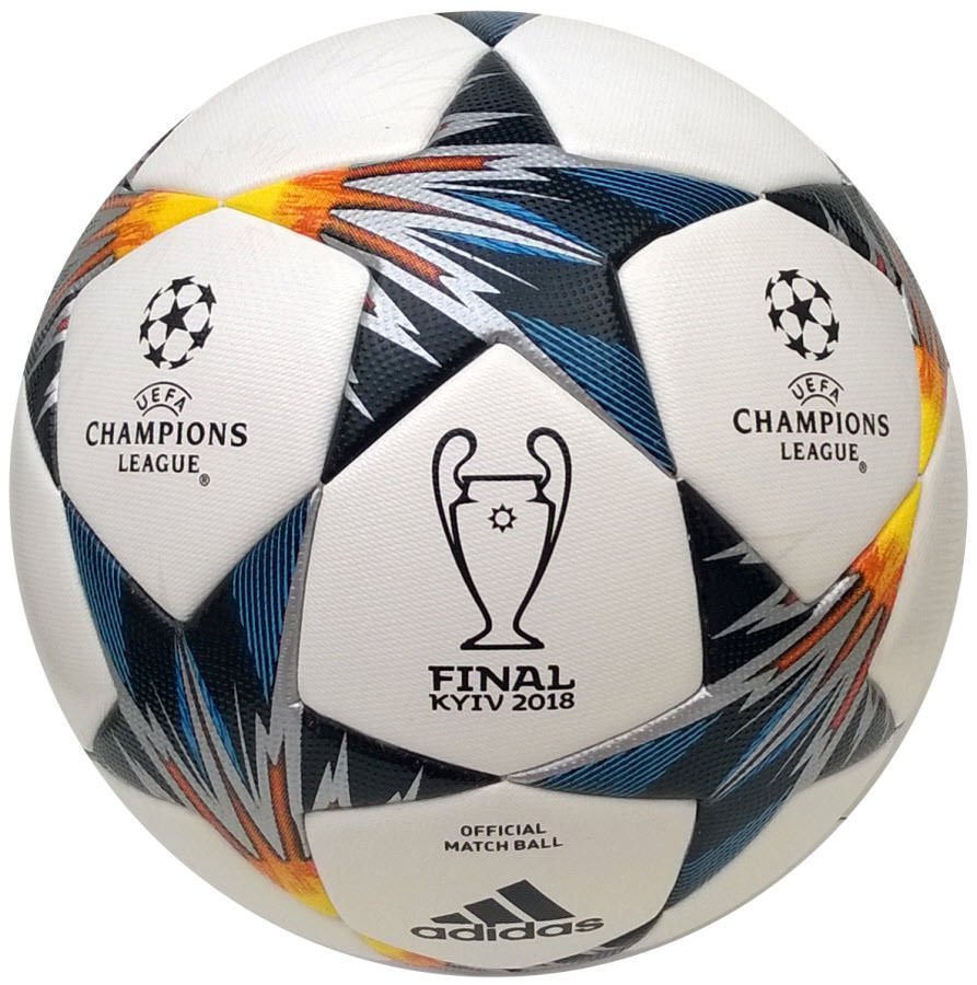 ADIDAS UEFA CHAMPIONS LEAGUE FINAL KYIV SOCCER BALL 2018 THERMAL BOUNDED  TRAINING FOOTBALL SIZE 5