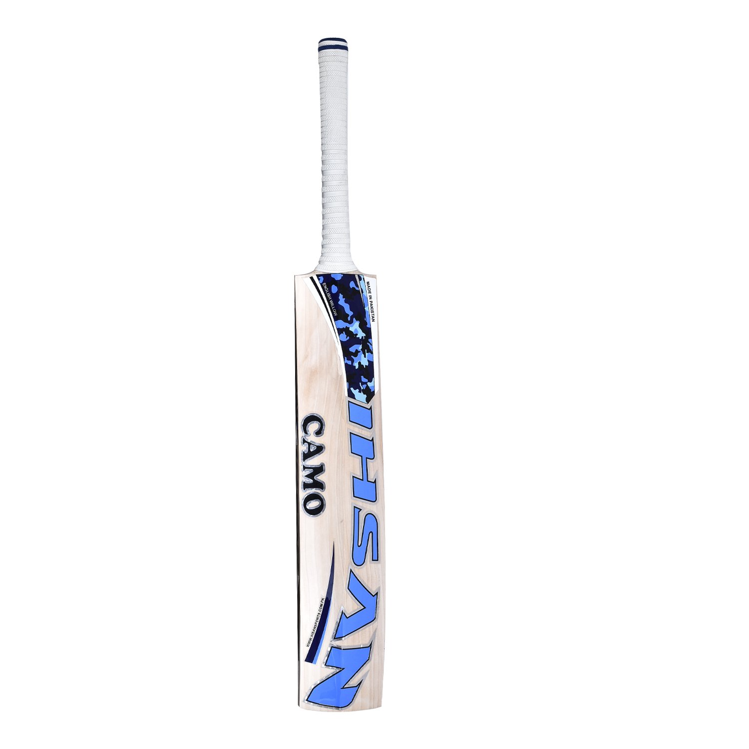 Ihsan Camo MK1 Cricket Bat English Willow Wood Cane Handle Cricket